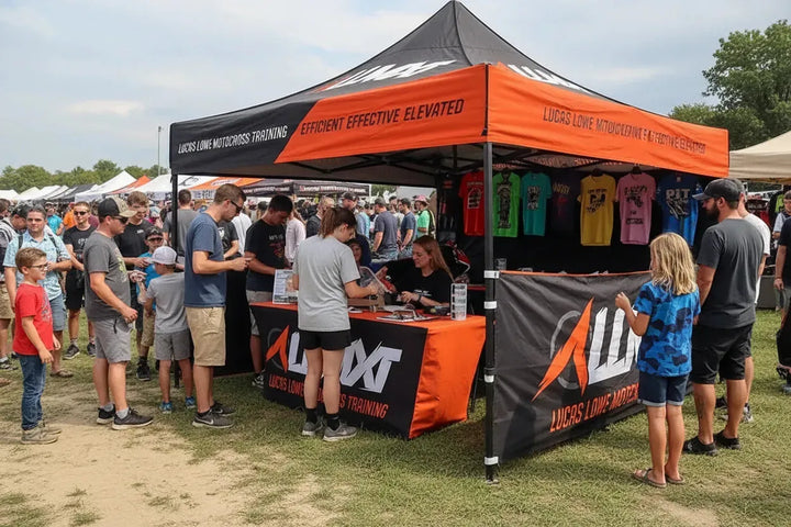 Owner, LLMX Training custom canopy setup