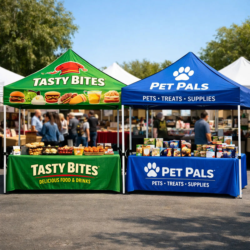 Custom Tents with custom event branding