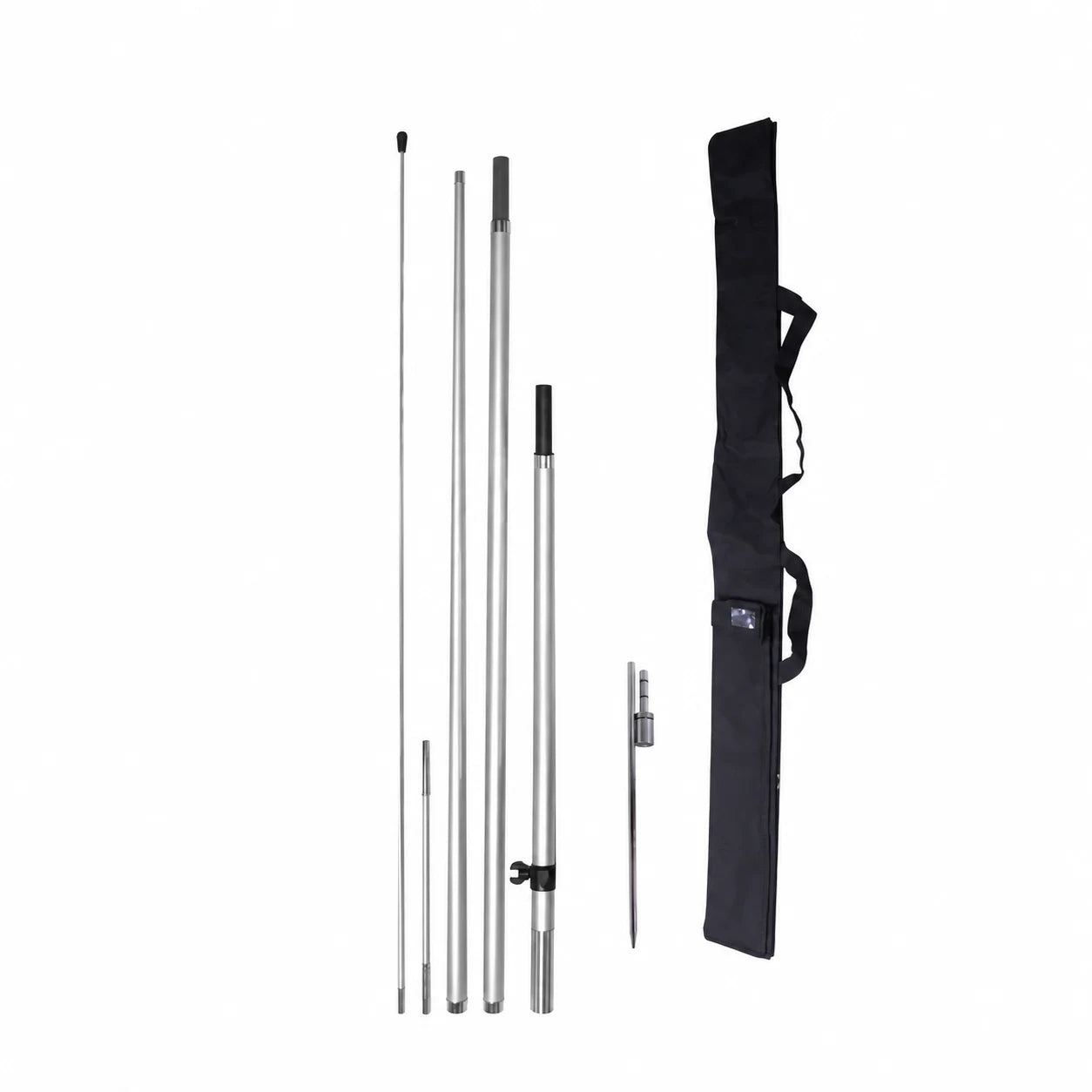 Flag Poles & Pole Kits showing the available product format and example artwork