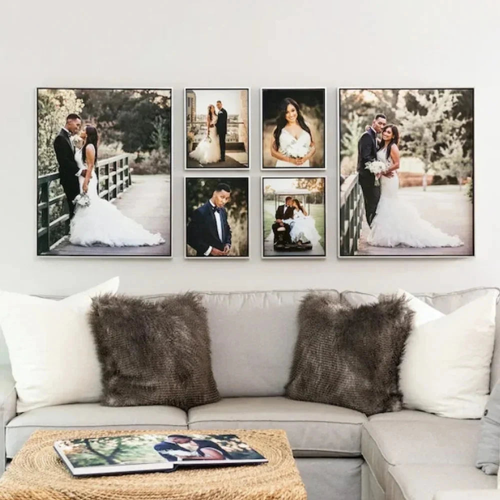 Custom Canvas & Framed Brand Graphics showing the available product format and example artwork
