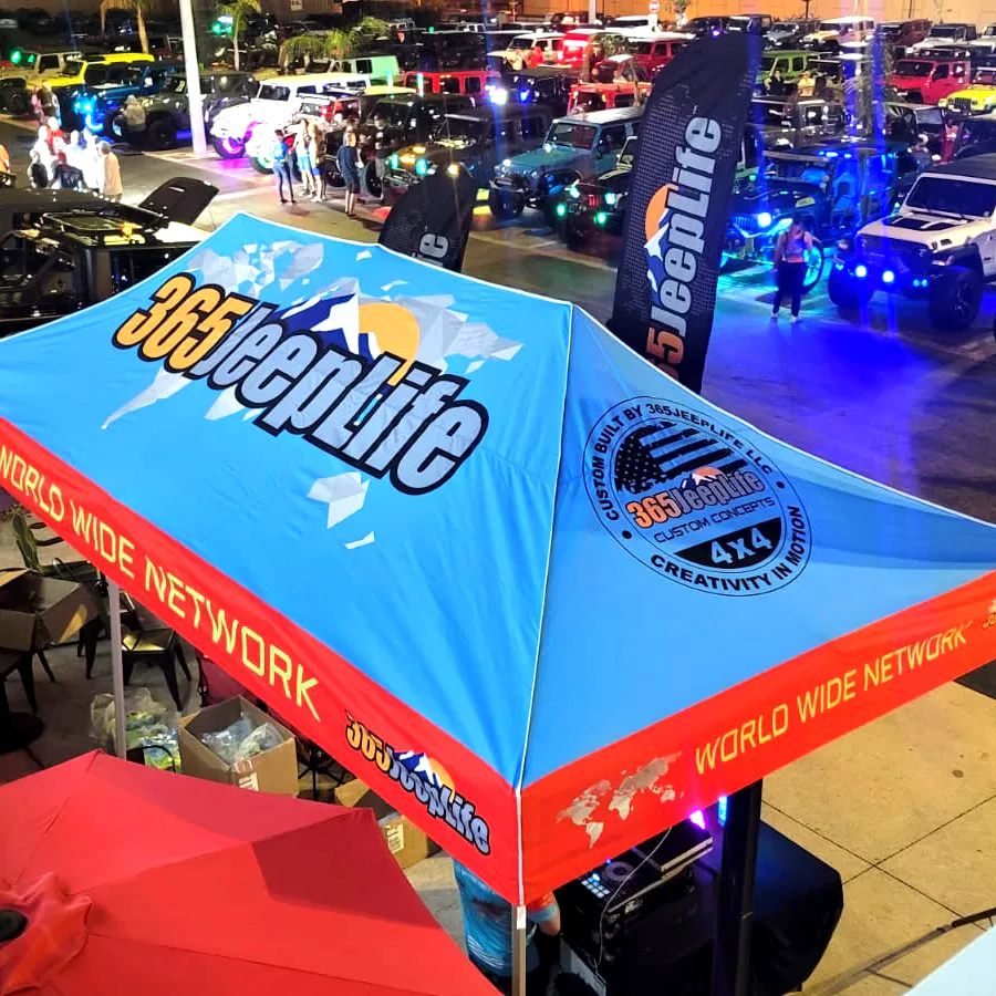 custom tradeshow pop up tent 365